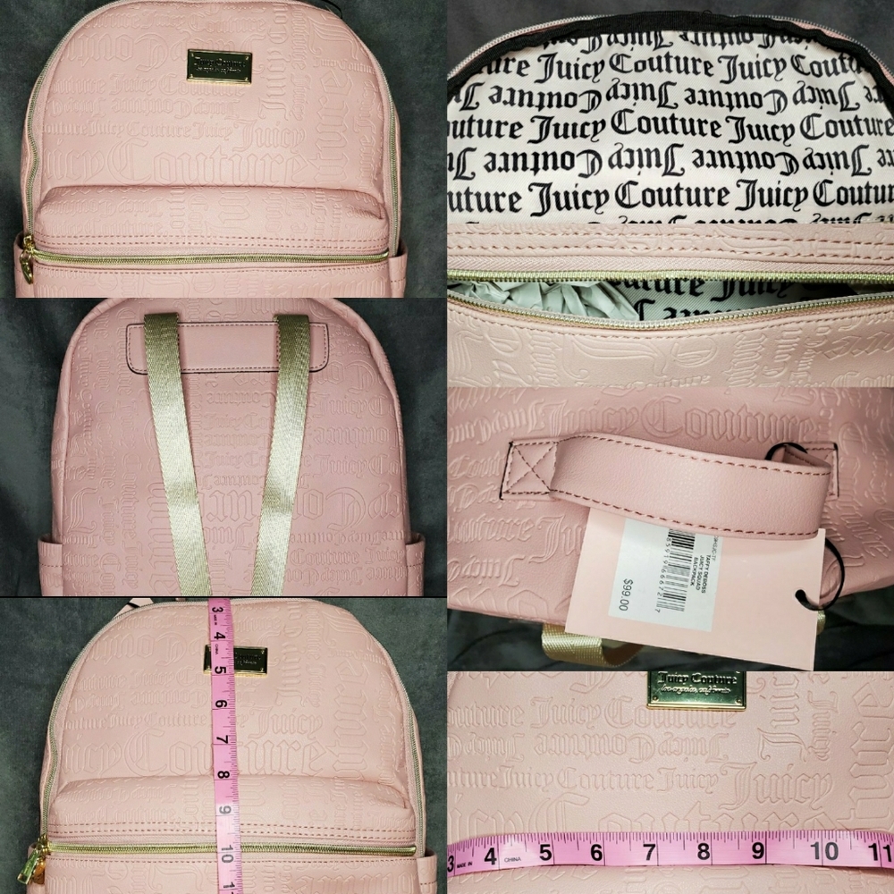Juicy Couture pink backpack